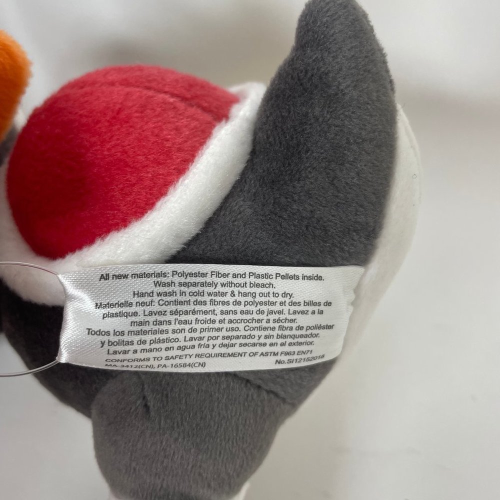 Super Mario Yoshi Plush Grey 7" Stuffed Animal Soft Toy Nintendo Dinosaur Dragon - Picture 7 of 8